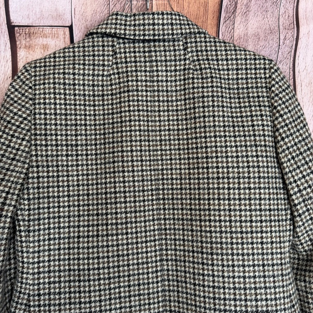 J.Crew Blazer Somerset Moon Wool Houndstooth Office Heritage Workwear Size 6 - Picture 5 of 10